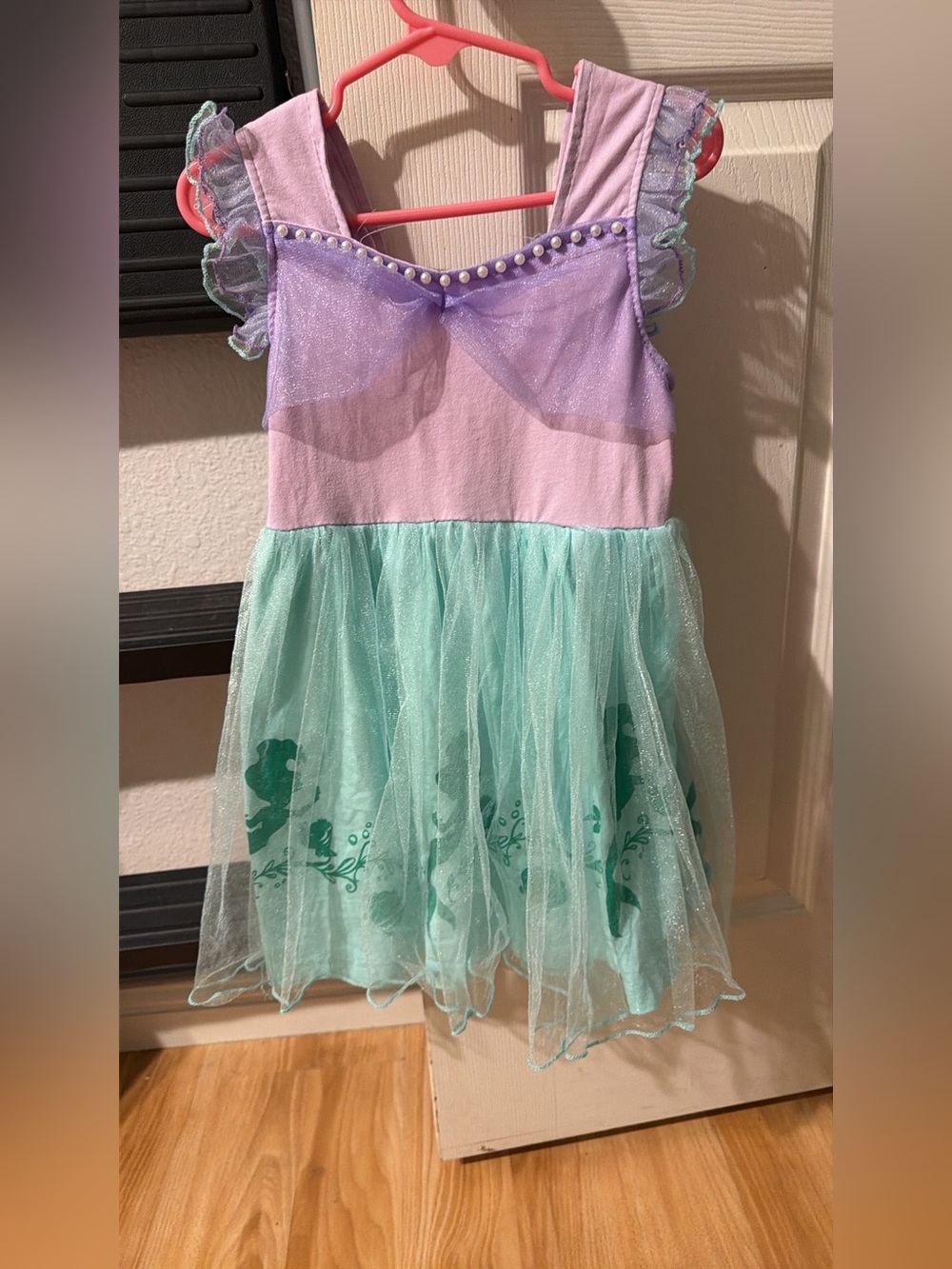 Dressy Daisy Princess Ariel Costume Tulle Dress Size 4T GUC